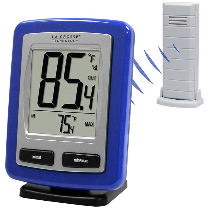 La Crosse Technology WS-9009B-IT Wireless Outdoor Temperature Station with MIN/MAX recorded values N7