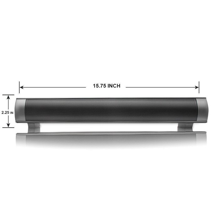 JUSHENG&reg; 2016 New Soundbar LP-08 2.1 Channel USB MP3 Player Bluetooth Wireless Sound Bar Speaker
