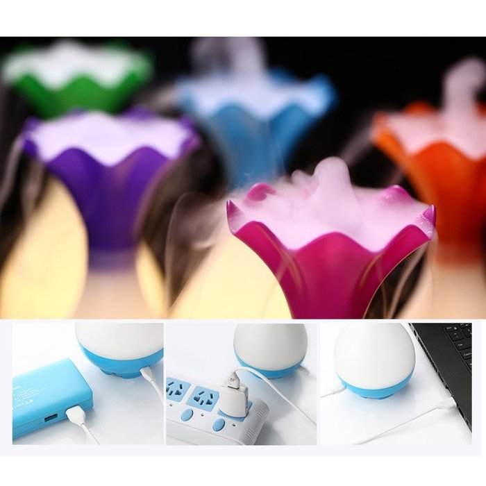 YJY Elegant Vase Aromatherapy Essential Oil Diffuser - USB Silent Ultrasonic Waterless Auto Shut-off Air Humidifier... N4