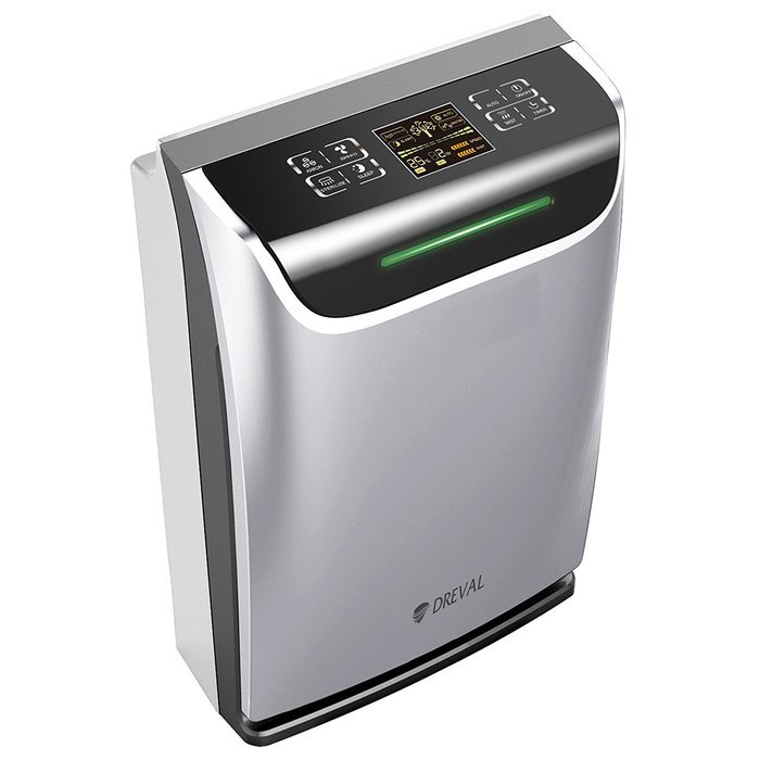 Dreval D-850 HEPA 0.1 Micron UV Light 7 Stage Air Purifier Humidifier with Odor Sensor N3
