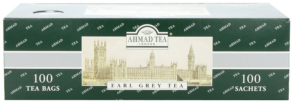 Ahmad Tea Earl Grey Tea, 100 Enveloped Teabags, 7-Ounce Packet (Pack of 3) N2