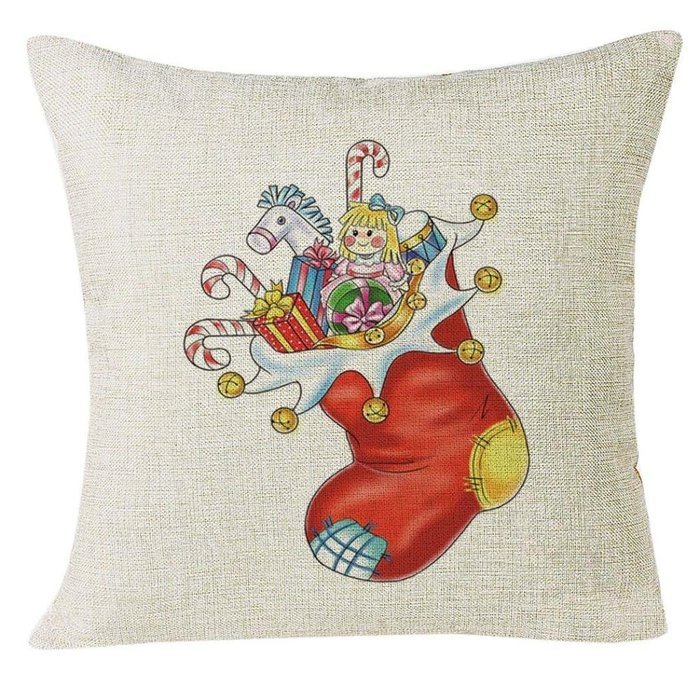 Christmas Pillow Case,Beautyvan Xmas Christmas Festival Sofa Home Decoration Socks Pillow Case Cushion Cover (L) N2