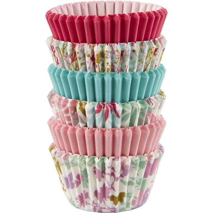 Wilton 415-8775 150 Count Floral Collection Mini Cupcake Liners