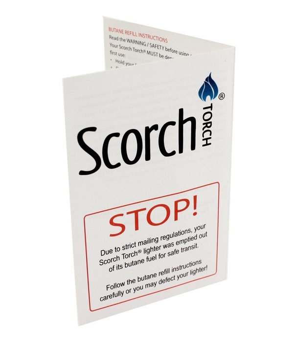 Scorch Torch Capilano Quad Jet Torch Cigar Lighter or Culinary Use (Black) N3
