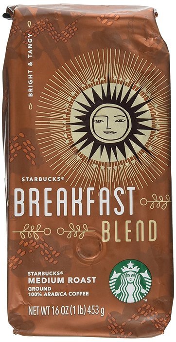 Starbucks Breakfast Blend, Ground Coffee (1lb)