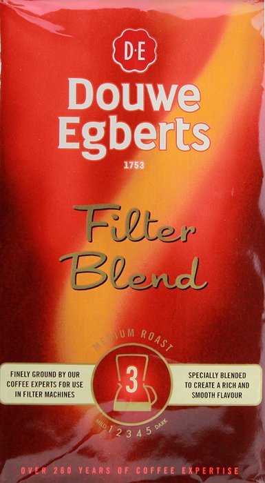 Douwe Egberts Douwe Egberts Filter Blend Ground Coffee, Medium Roast, 8.8-Ounce Packages (Pack of 4) N4