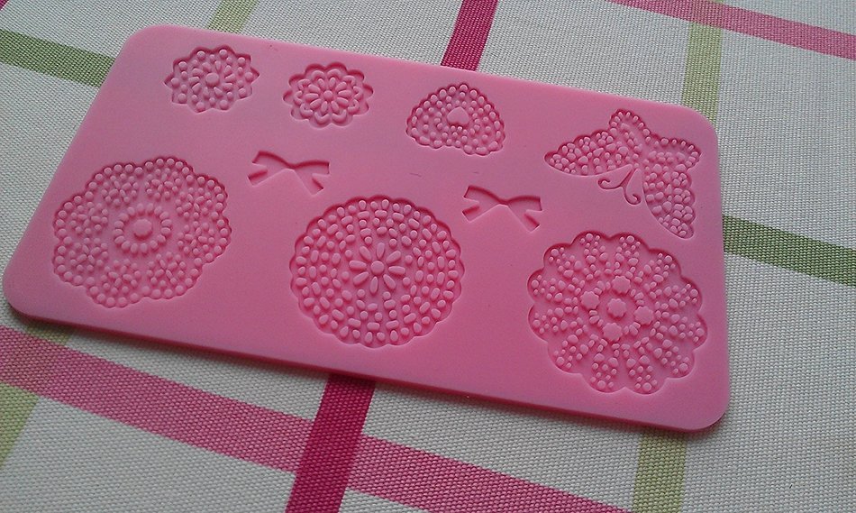 Sugar Lace Silicone Pad, Cake Decoration Mold N7
