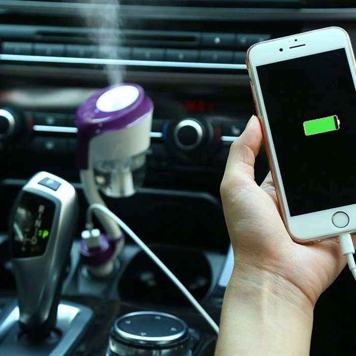 Car Diffuser Essential Oil, COSCOD Perfume Air Purifier Aromatherapy Humidifier Water Sprayer Ultrasonic Wave... N19