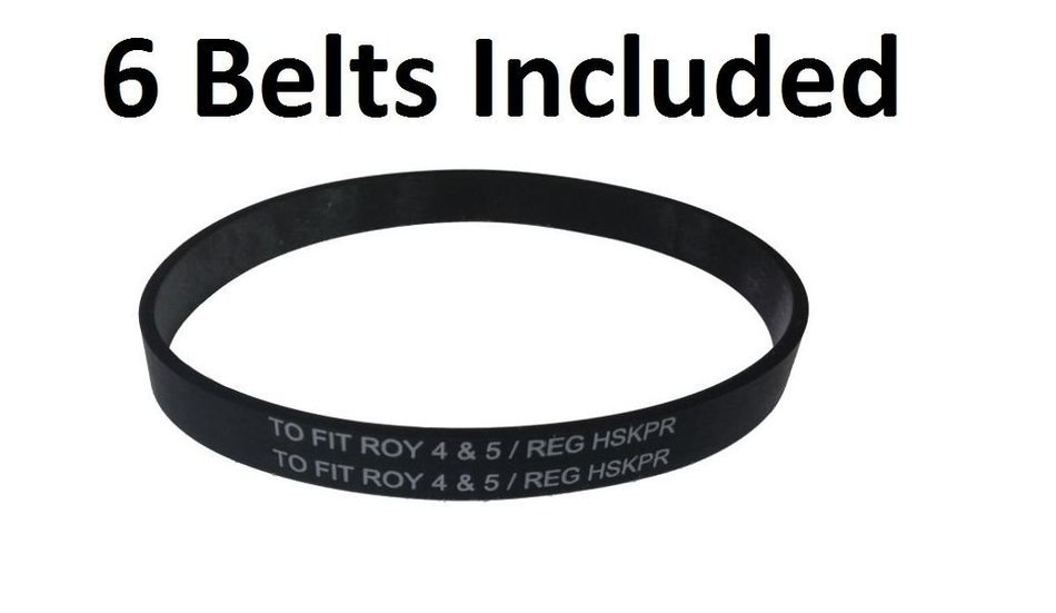 Vacuum Belts for Carpet Pro Vacuums CPU1 / CPU2 6 Pack