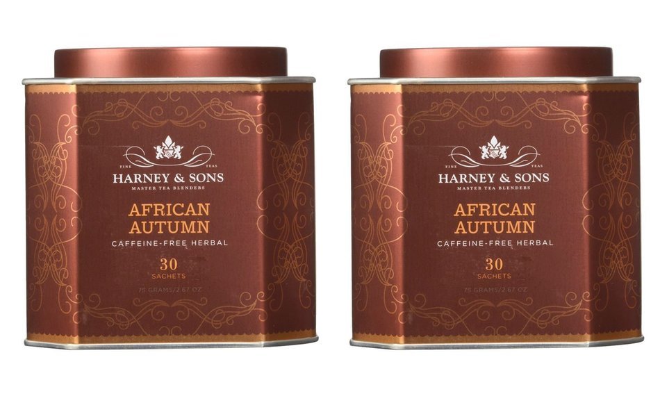 Harney & Sons African Autumn Caffeine Free Herbal Tea 30 Ct N6