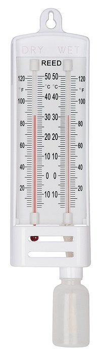 Reed Wet /Dry Bulb Hygrometer with NIST Calibration