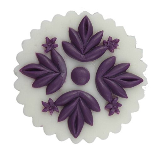 Autek Flower Grass Fondant Soap Sugar Craft Cake Cookie Decorating Silicone Mold #144 N3