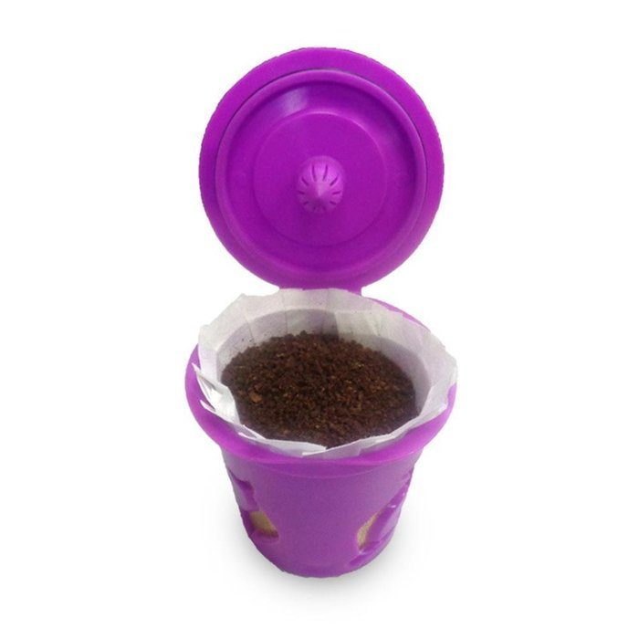 Leegoal(TM) Reusable Coffee Filter and Refillable K Cup For Keurig 2.0 and 1.0 Brewers, Purple N6
