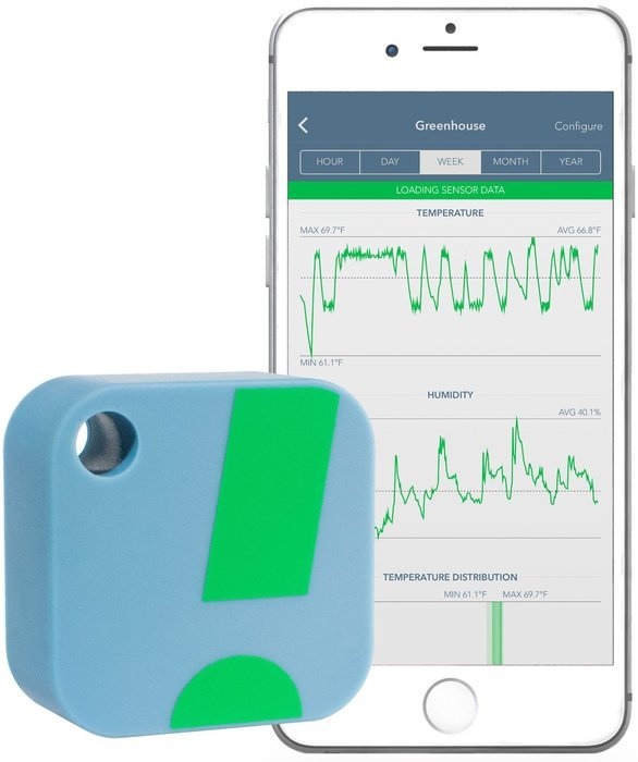 SensorPush Wireless Thermometer / Hygrometer for iPhone / Android - Humidity & Temperature Smart Sensor with Alerts N7
