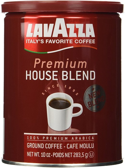 Lavazza Premium House Medium Roast Blend Coffee, 10-Ounce (Pack of 4) N11