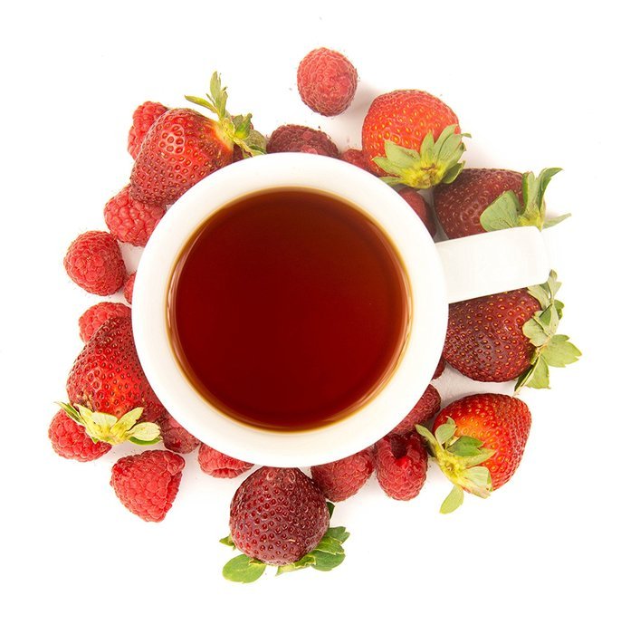 Good Karma Tea Raspberry, Strawberry Black Tea Indian Assam Loose Leaf, Four Ounces, Crush Tear Curl: Fruity Delicious... N9