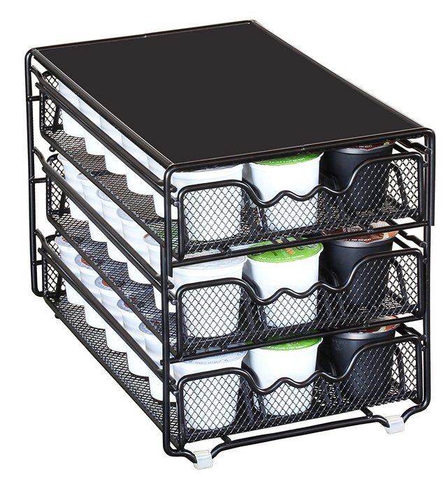 DecoBros 3 Tier Drawer Storage Holder 54 Keurig K-cup Coffee Pod N2