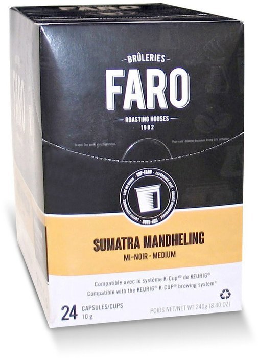 Faro Dark Roast K Cup Variety Pack, Extra Bold, 96 Count N8