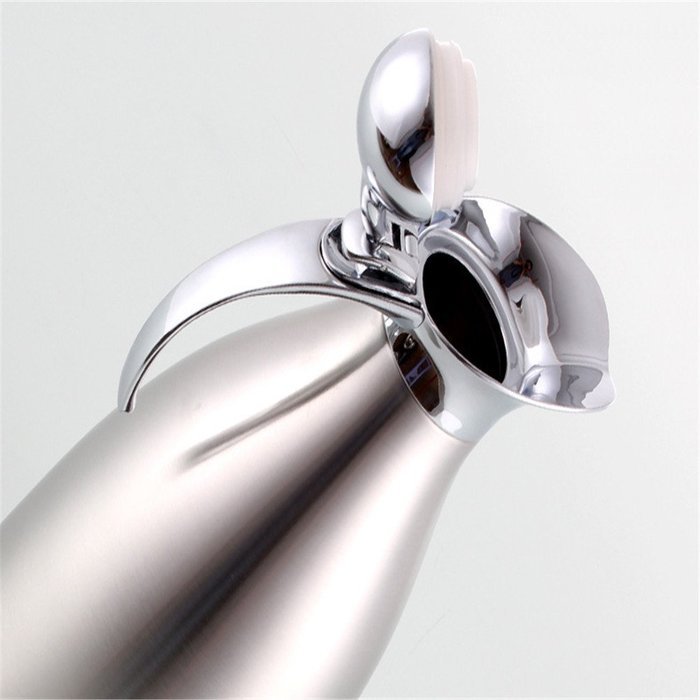 Buy Allamazing Stainless Steel Vacuum Insulated Thermal Carafe Double Wall Coffee Pot Water Pitcher 2L Capacity...