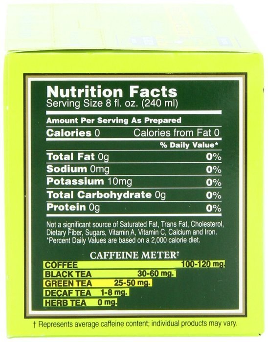 Bigelow Green Tea with Lemon, 20-Count Boxes (Pack of 6) N3