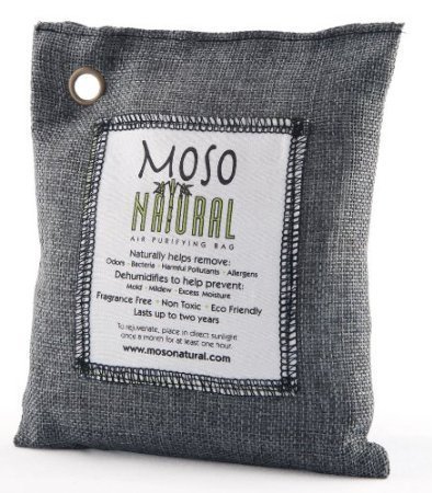 Moso Natural Air Purifying Bag, 200gm, Charcoal