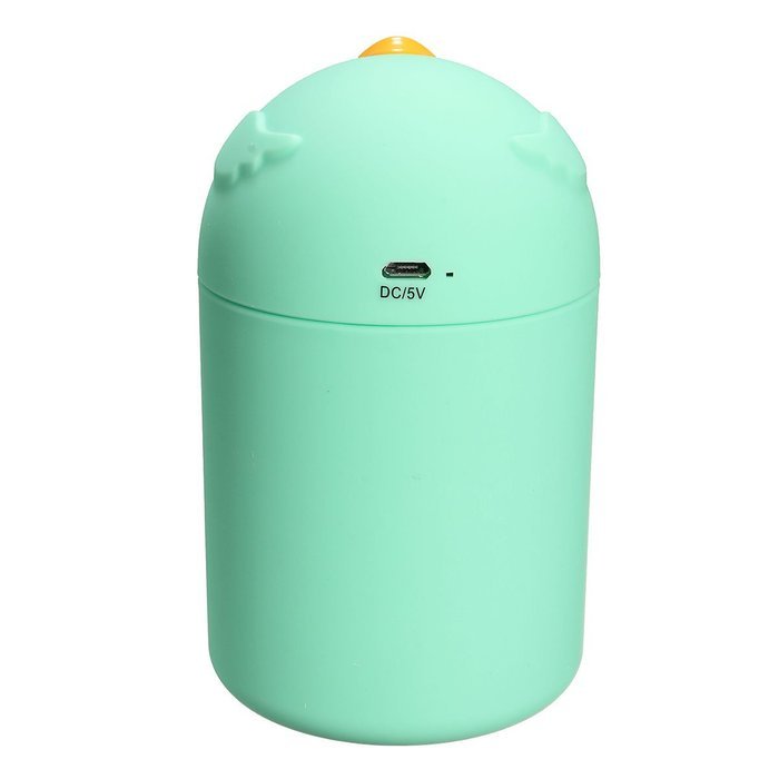 KING DO WAY USB Mini Bird Shape Ultrasonic Humidifier Air Mist Maker Purifier for Home Office SPA Bedroom Yellow N5