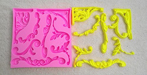Design 209 European Rome Palace Reliefs Silicone 3D Cake Fondant Mold,Cake Decoration Tool N3