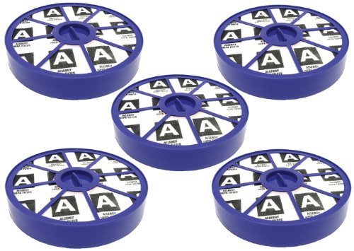 First4spares Post Motor Allergy HEPA Filters For Dyson DC19 DC20 DC29 Vacuum Cleaners (Pack of 5)