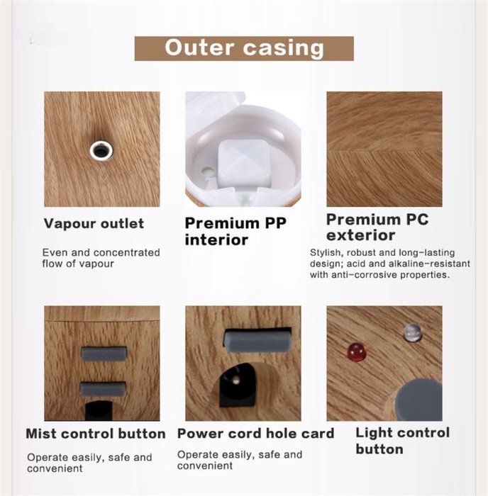 ATD Have Water Protection Features Ultrasonic Flying Saucer Aromatherapy Humidifier,Suitable for Home Office Purifying... N2
