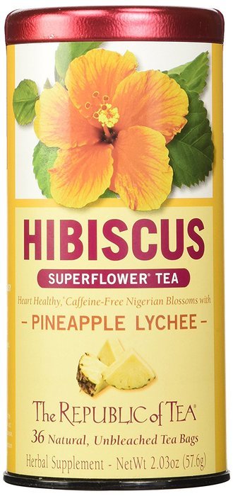The Republic of Tea, Pineapple Lychee Hibiscus, 36-Count N8