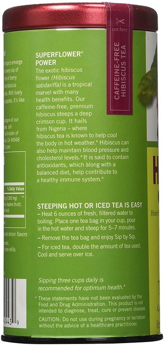 The Republic of Tea, Pineapple Lychee Hibiscus, 36-Count N9
