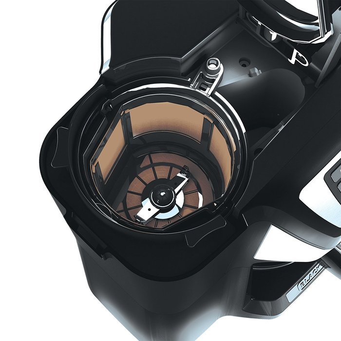 Black & Decker CM5000B 12-Cup Mill and Brew Coffeemaker, Black N4