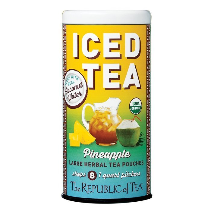 The Republic Of Tea Ginger Peach Black Iced Tea, 8 Large Iced Tea Pouches / 8 Quarts, Award-Winning Premium Black... N15
