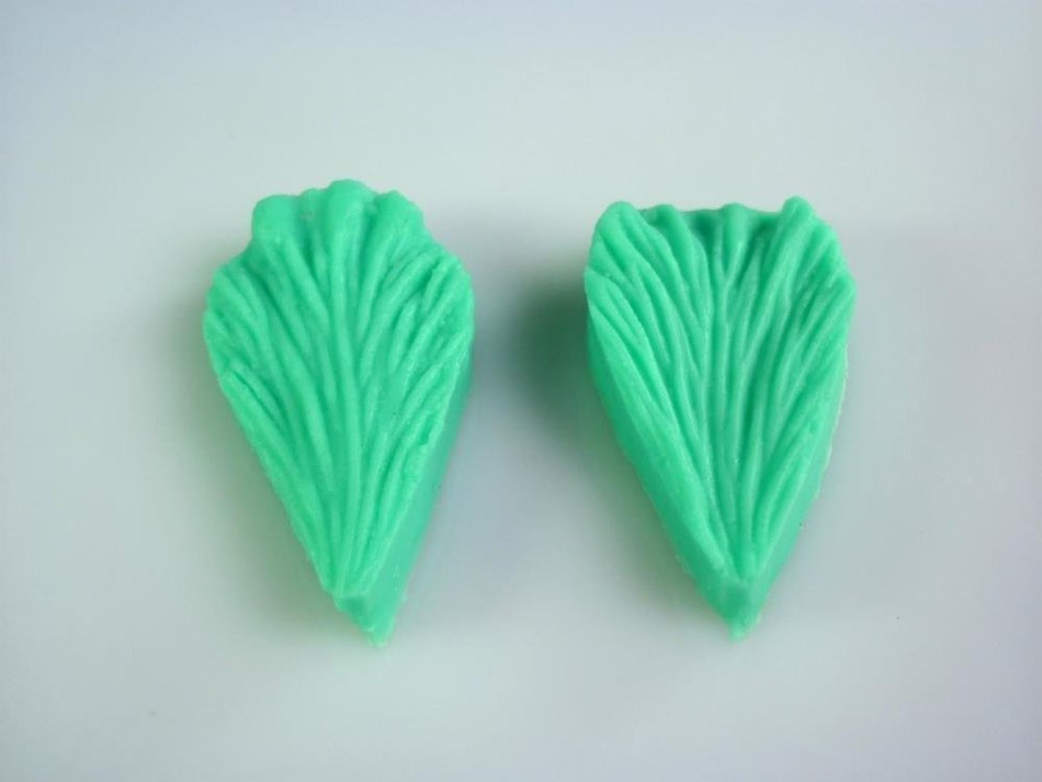 2pcs leaf shape silicone soap mold,Fondant Cake Decorating styling Tools, bakeware,cooking tools kitchen accessories N5