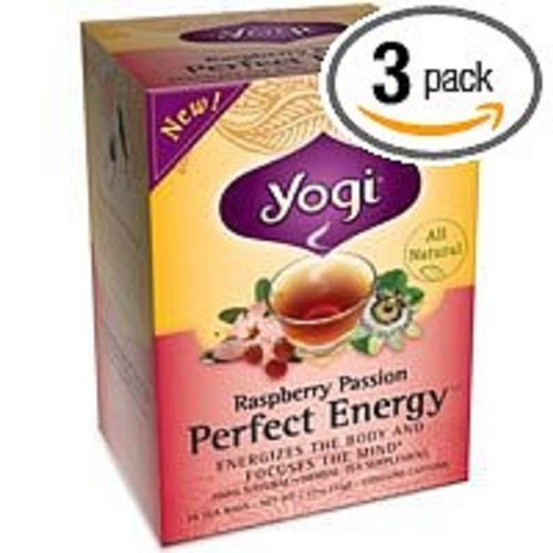 Yogi Raspberry Passion Tea - Perfect Energy (3 Pack)
