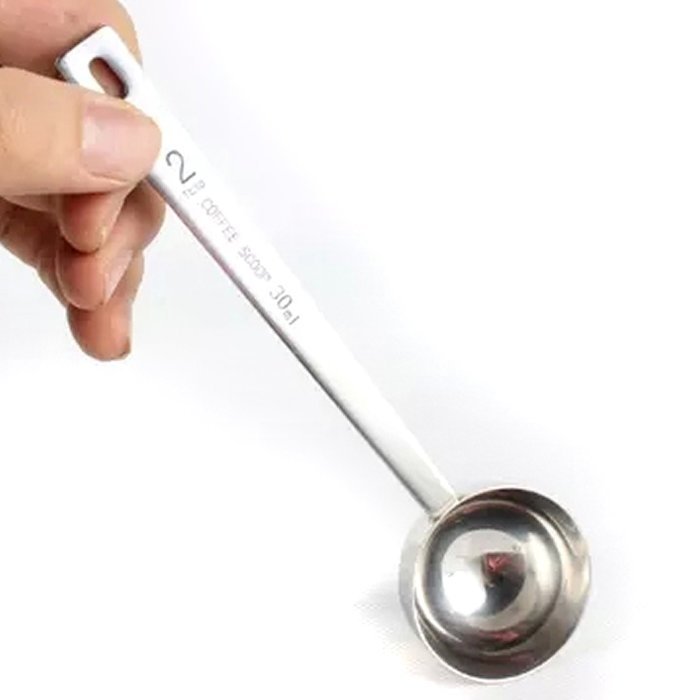 HAPPYNUTS COFFEE SCOOPS Stainless Steel Sugar Milk Powder Coffee Measuring Scoop, 2 Tbsp