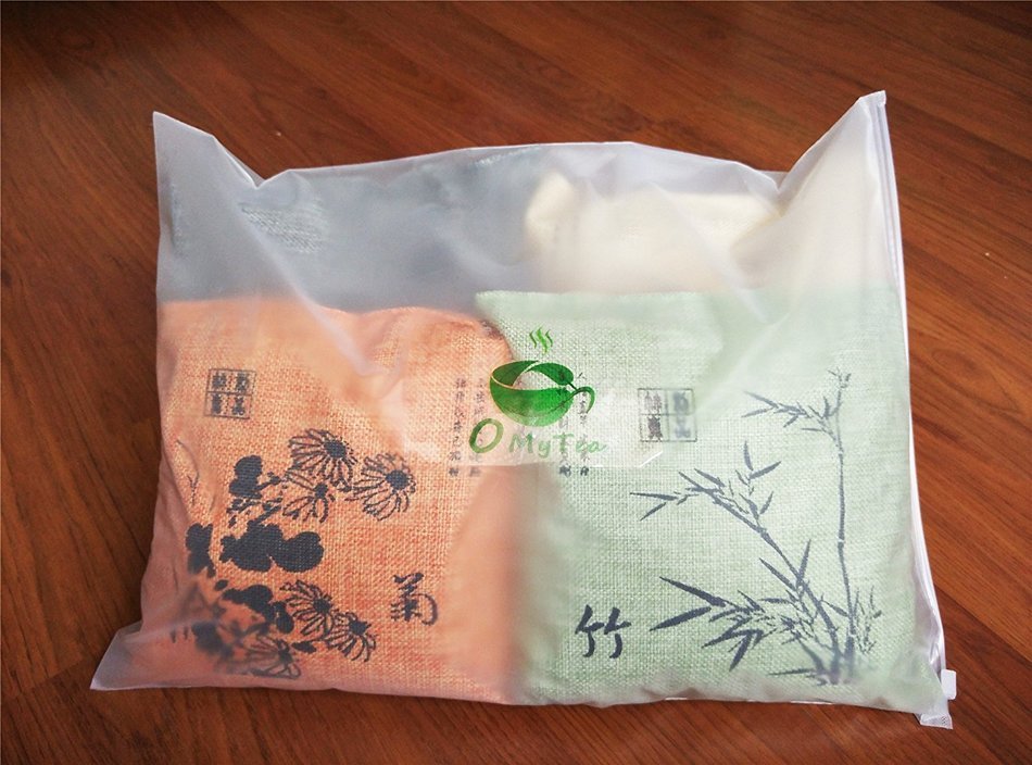 OMyTea&reg; 100% Organic Natural Air Purifying Bamboo Charcoal Deodorizer Bag - Most Effective Odor Remove - Portable... N12