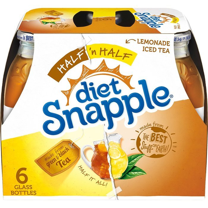 Snapple Tea 6 -16 Fl Oz, (Pack of 2) (Green Tea Diet) N4