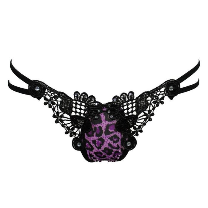 Underpants ，Beautyvan Comfortable 2016 New Womens Leopard Thongs G-string T-back Panties Knickers Lingerie (A) N4