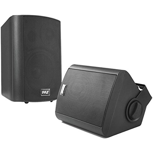 PYLE HOME PDWR52BTBK 5.25" Indoor/Outdoor Wall-Mount Bluetooth(R) Speaker System (Black)
