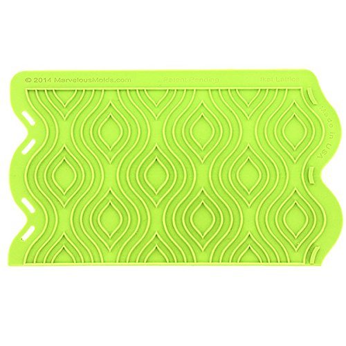 Ikat Lattice Onlay Mold by Marvelous Molds