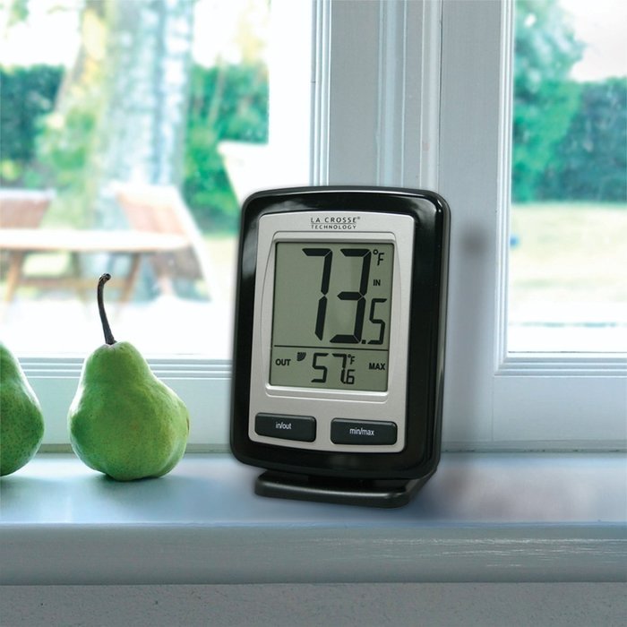 La Crosse Technology WS-9009B-IT Wireless Outdoor Temperature Station with MIN/MAX recorded values N8