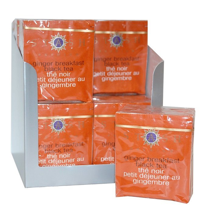 Stash Tea Double Bergamot Earl Grey Black Tea, 10 Count Tea Bags in Foil (Pack of 12) N30