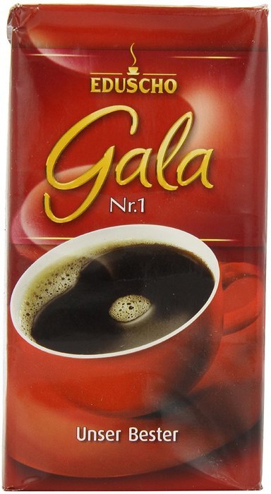 Eduscho Gala Nr. 1 Ground Coffee 17.6oz/500g N4