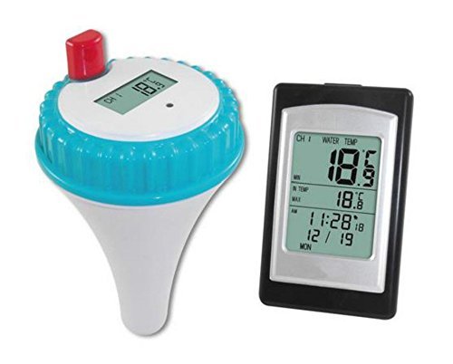 JVJ Digital Wireless Pool Thermometer with Temperature Sensor