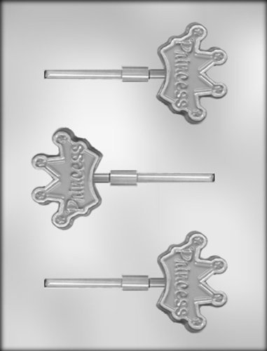 CK Products 2-1/2-Inch Princess Crown Sucker Chocolate Mold