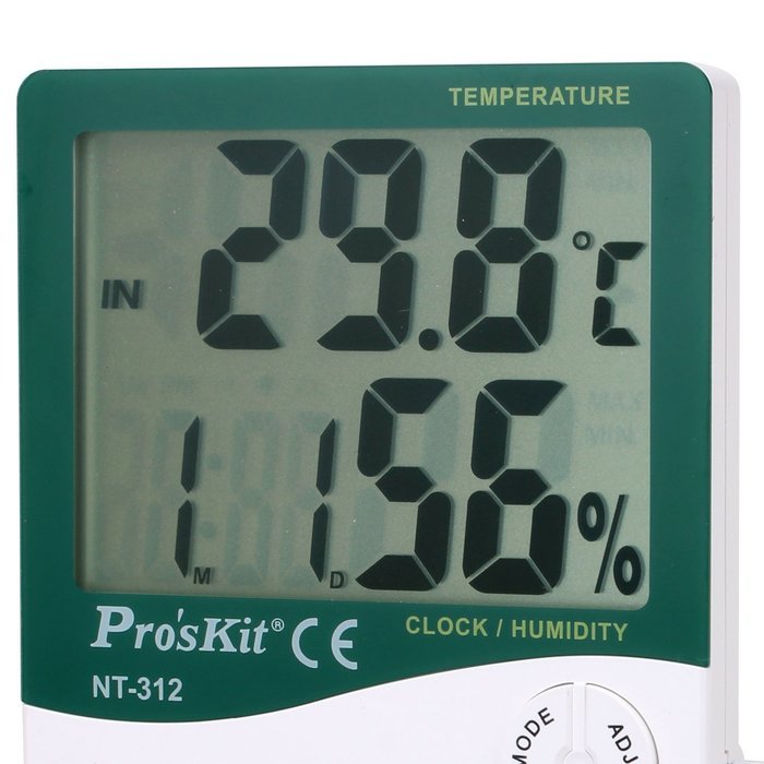 Pro'sKit NT-312 Digital Temperature/Humidity Meter with Probe N3