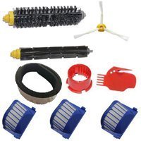 CIMC LLC Rubber Bumper & Aero Vac Filter & Bristle Brush & Flexible Beater Brush & 3-Armed Side Brush & Cleaning...