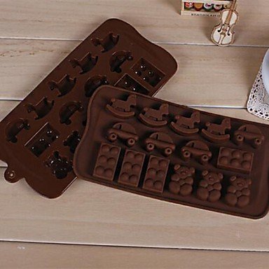 Y&XL&H Cartoon Bear Car hobbyhorse Shape Cake Mold