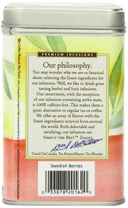 The Coffee Bean & Tea Leaf Swedish Berries, Hibiscus Raisins and Berries, Naturally Caffeine-Free, 5.7-Ounce Loose... N7